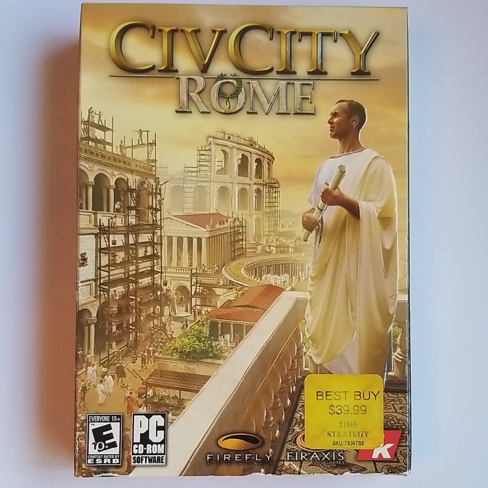 CIV City Rome PC Game by Firefly Studios